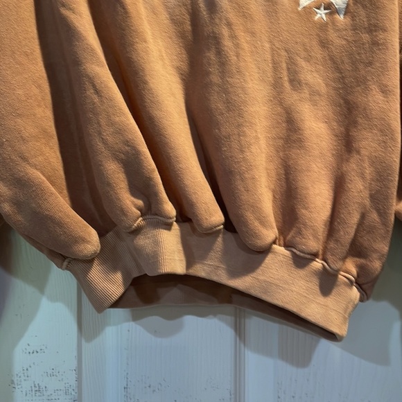 Barry’s Bootcamp Tan Tie Dye Cropped Sweatshirt XS - Picture 7 of 8